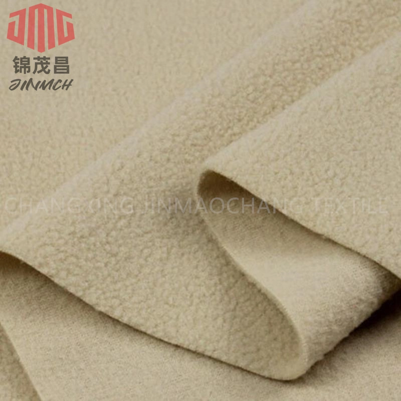 Factory Knitting Fabric 95% Polyester 5% Spandex Polar Fleece Fabric 190-300GSM for Winter Wear Casual Clothes Lining Trousers