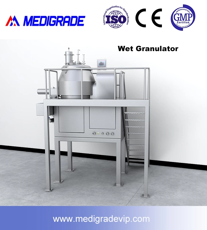 New Type Good Manufacture Practices Approved Pharmaceutical High Shear Mixing Granulator