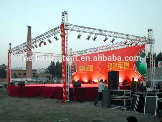 Proyecto de sonido Line Array de aluminio tornillo audio Altavoz Global Truss