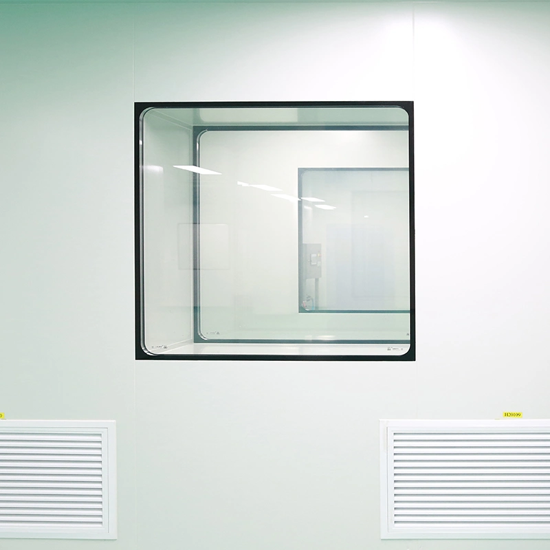 50mm de longitud media de sala limpia de aluminio con doble ventana para laboratorio farmacéutico