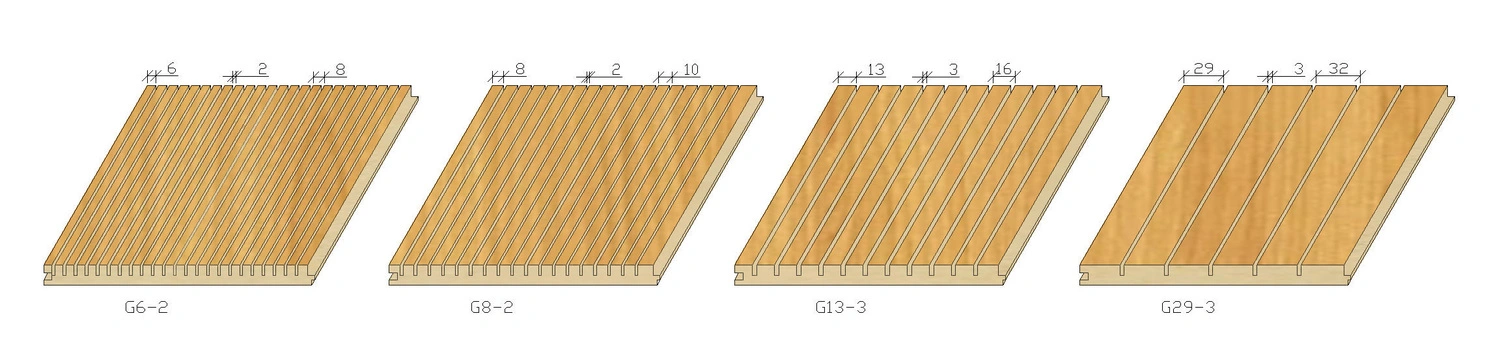 AG. Acoustic 15mm Standard Thickness E1 MDF Wood Acoustic Panel on Wall and Ceiling