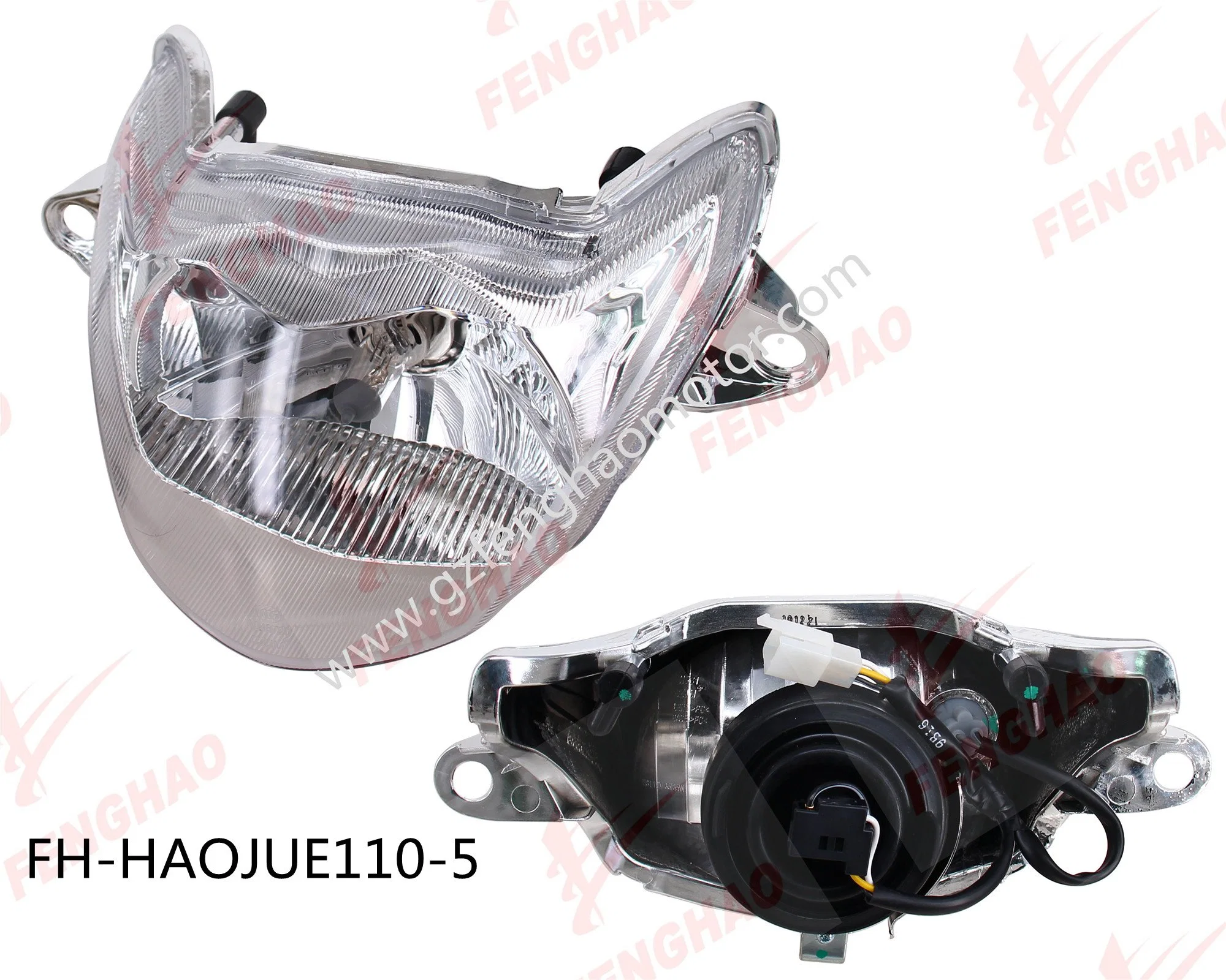 Motorcycle Best Quality Motorcycle Spare Parts Headlight Haojiang Hj-Eg125/Haray 3wh