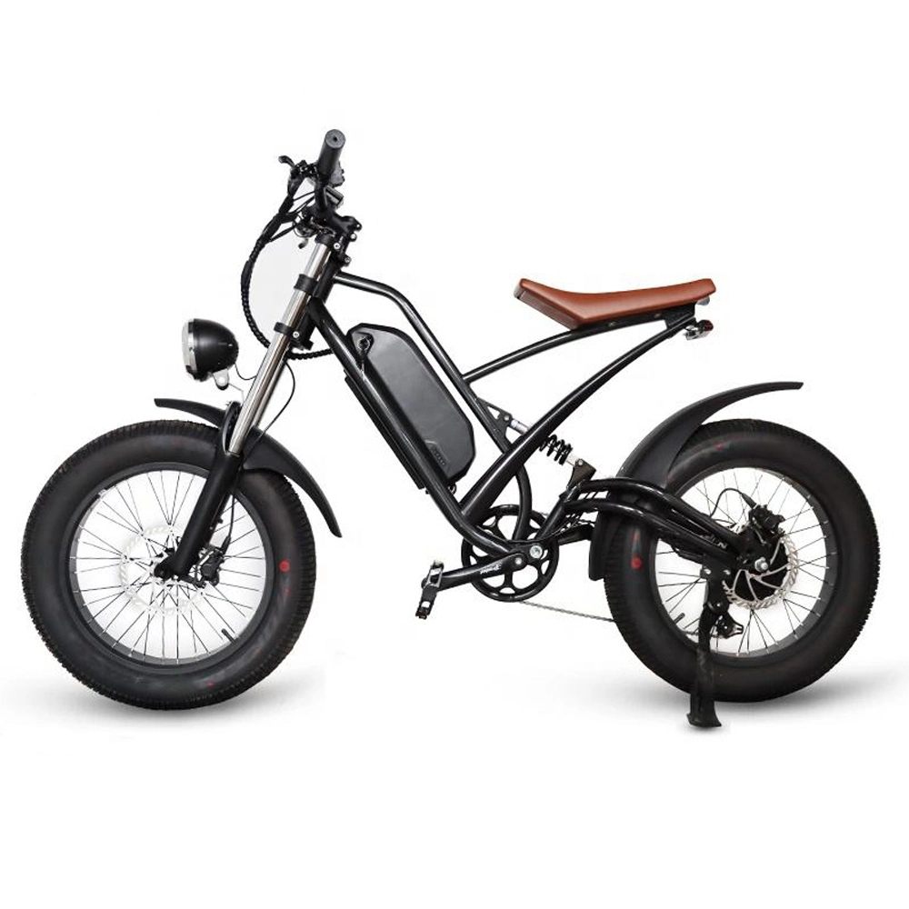 New Model Cheap Other Electric Bike Fat Tire 500W 750W 48V 20 Inch 13ah Retro Removable Battery Electric Bicycle