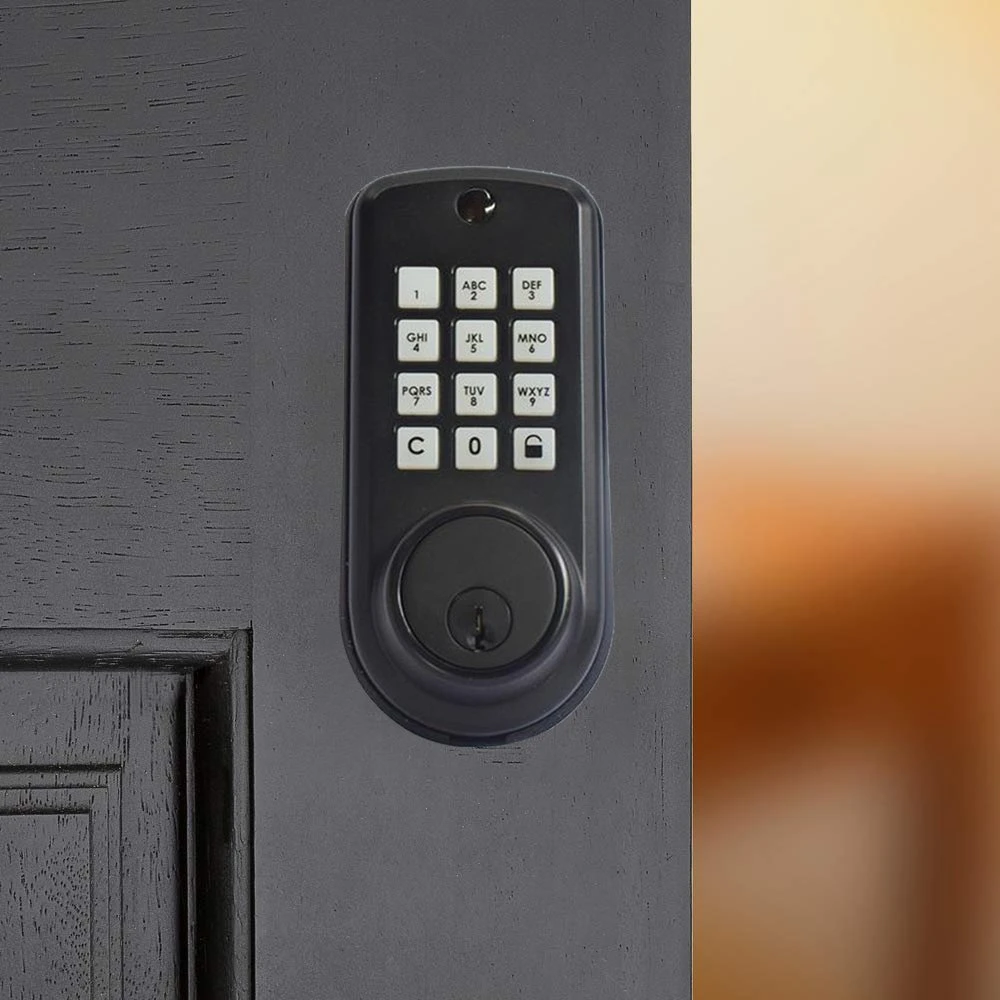 Safe Electronic Digital Keyless Smart Deadbolt Door Locks & Keys for Residential
