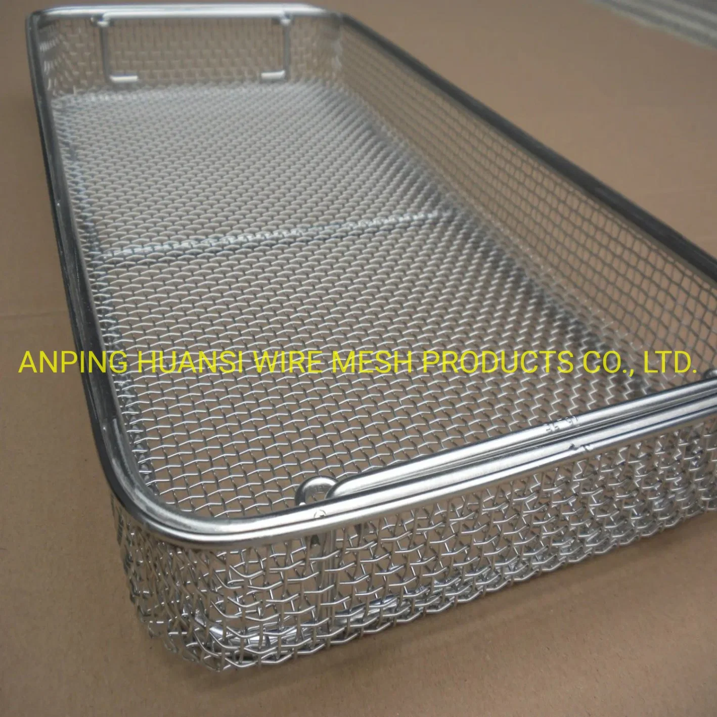 304 Stainless Steel Mesh Baskets for Surgical Instruments Sterilization