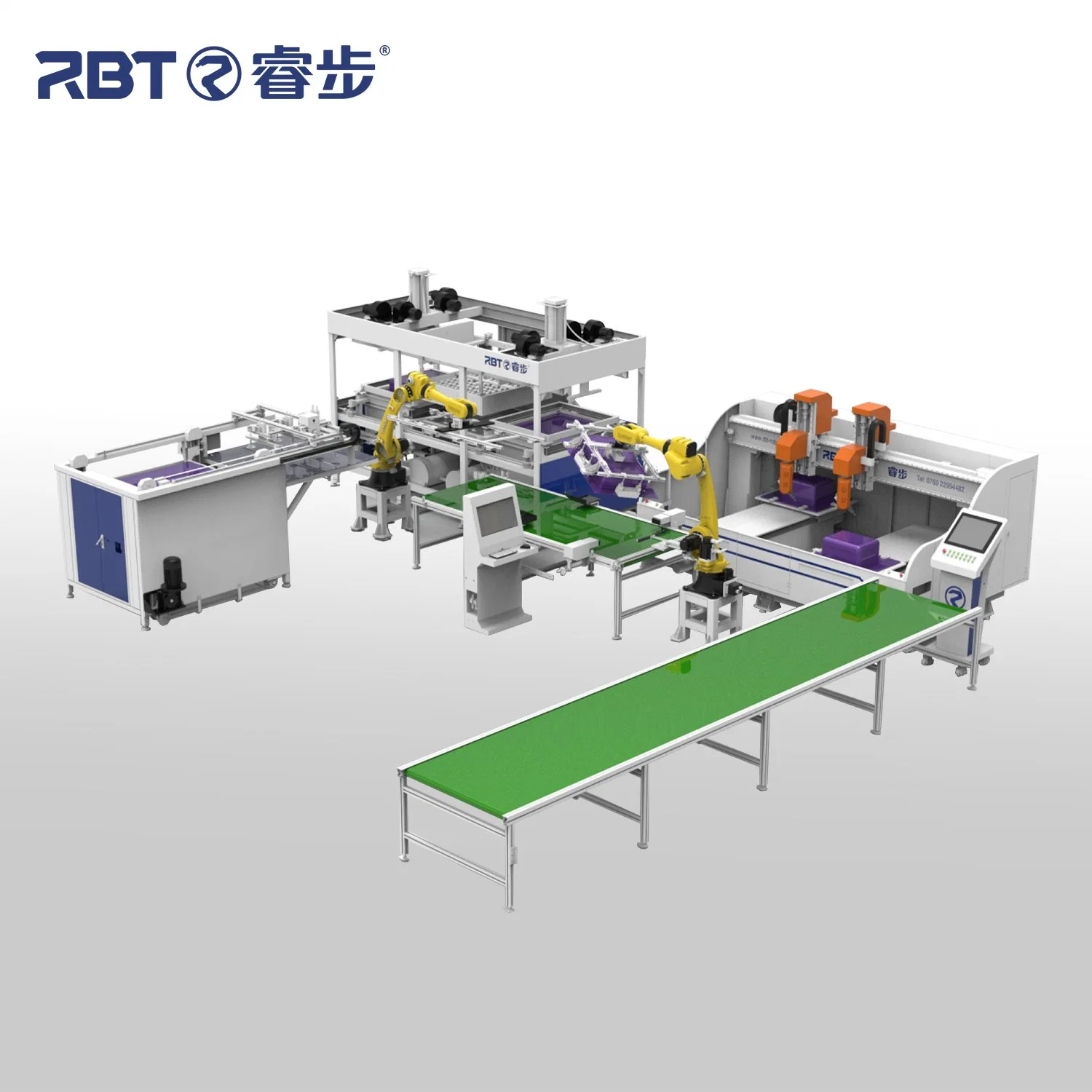 Rbt Vacuum Forming Machinery Equipment for ABS/PC/PP Travel Trolly Bag/Luggage Bag Making
