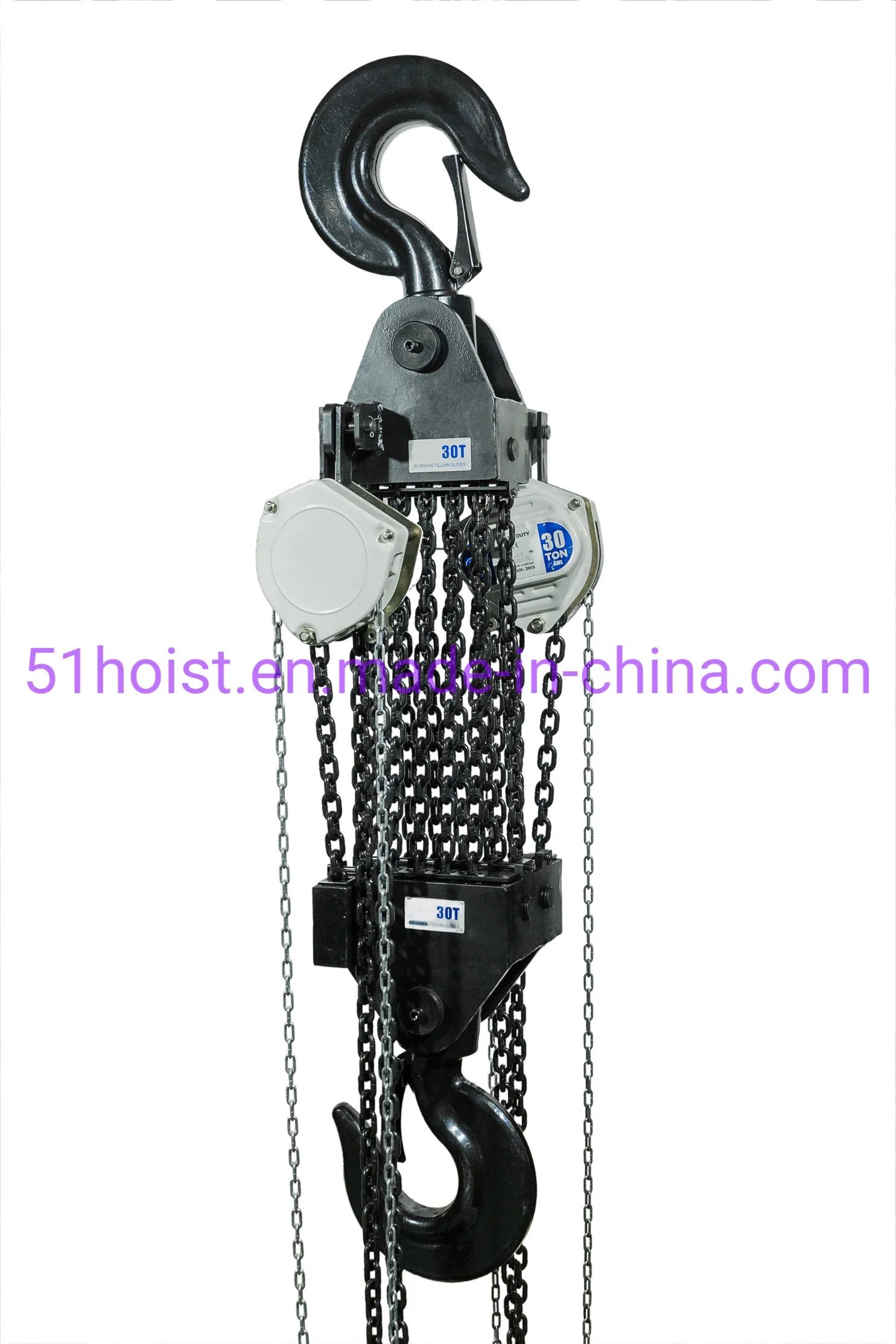 HS-J Type 10 Ton 3m Chain Pulley Block with G80 Load Chain