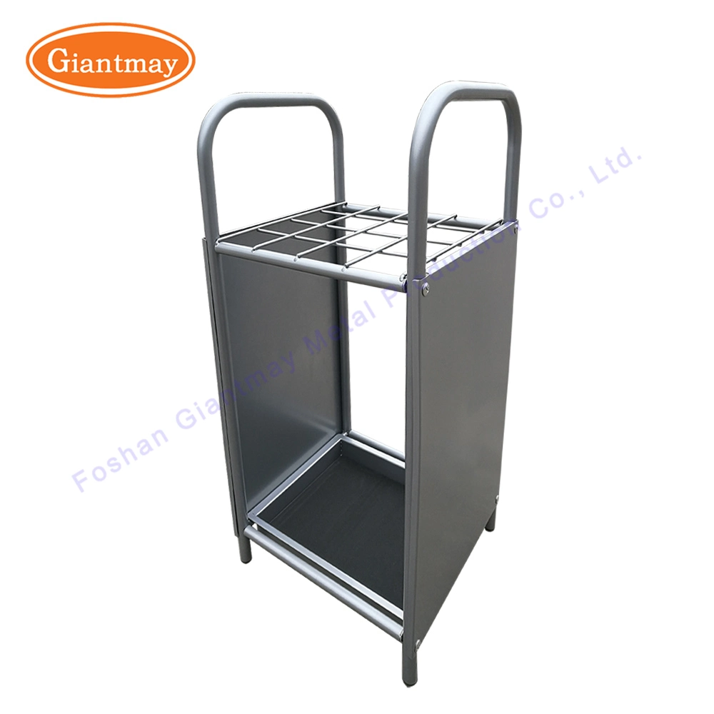 Retail Store Flooring Powder Coating Indoor Metal Umbrella Rack Display Stand