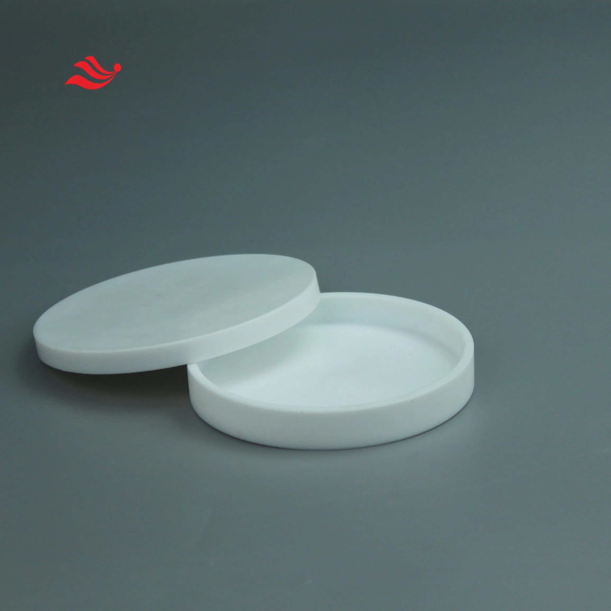 Petri Dishes 100mm White PTFE Reusable Shallow Cylindrical Containers