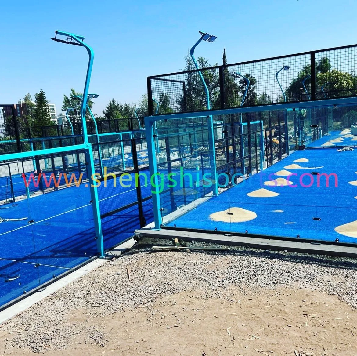 Top Quality Cancha De Padel Court Manufacturer Hot DIP Galvanized Paddle Tennis Panoramic Factory