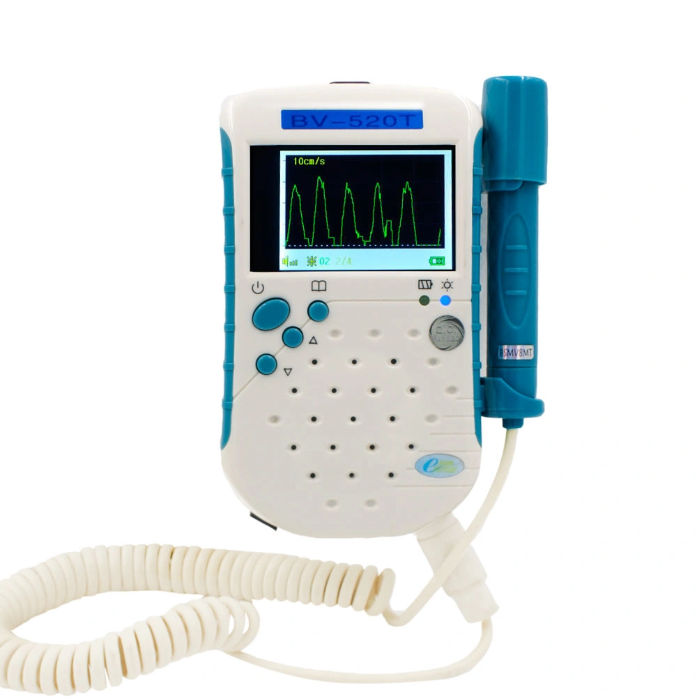 Venta caliente Rh BV-520t Detector por ultrasonido Doppler Vascular del Hospital