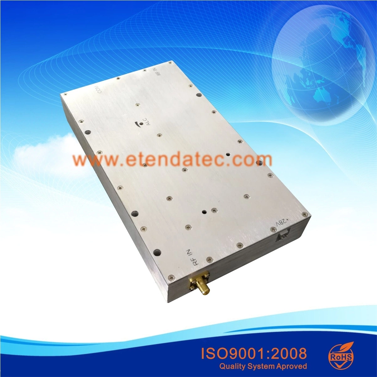 50W 500MHz to 3000MHz GaN Solid State Broadband RF Power Amplifier