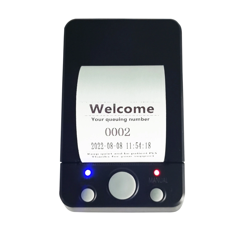 Electronic Wireless Queue Paging System with Thermal Printer