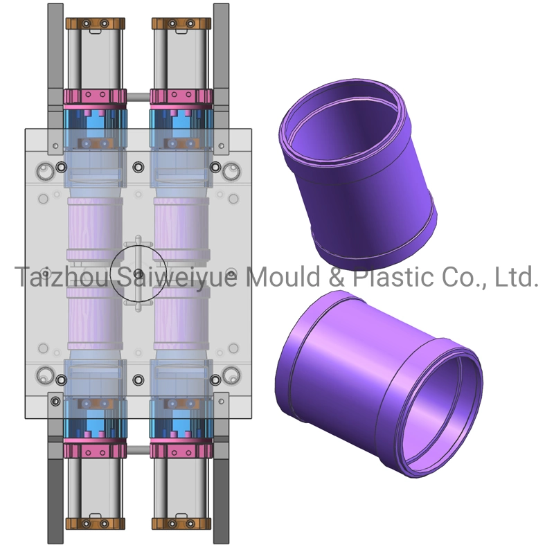 Raccord de tuyauterie Moulage par injection Connecteur droit Joint Plomberie PVC-U Coupleur Moulage