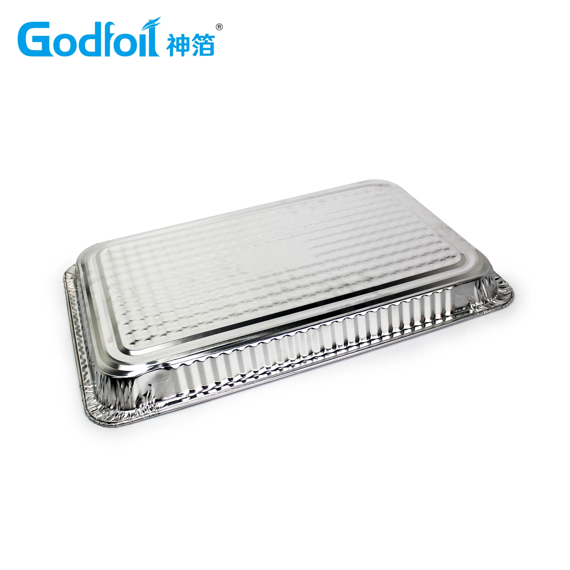 Food Grade Disposable Aluminum Foil Food Container for Food Stall in China