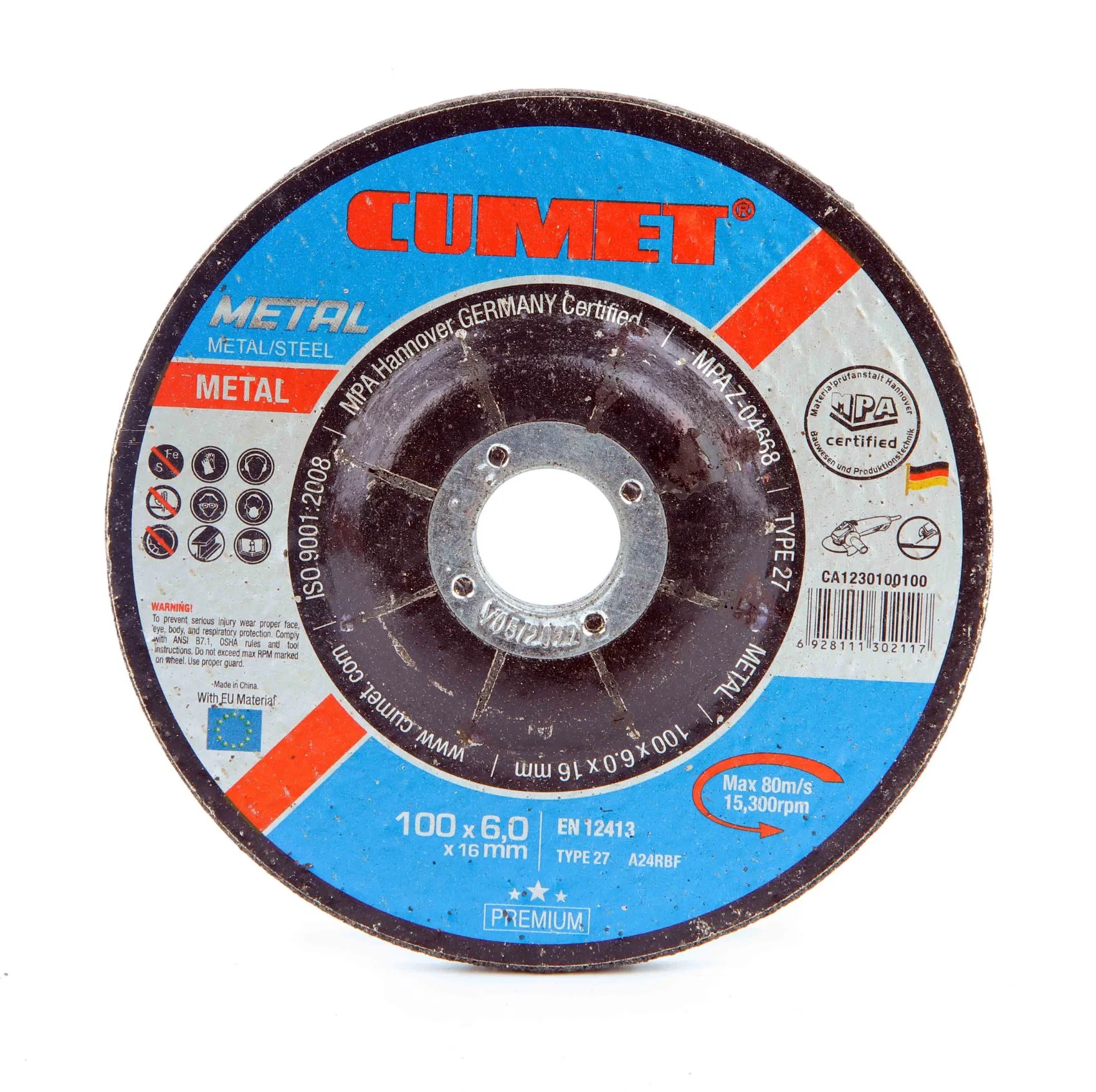 Dewalt Black & Decker Cumet T27A-100X6X22.2mm Single Net Grinding Disc