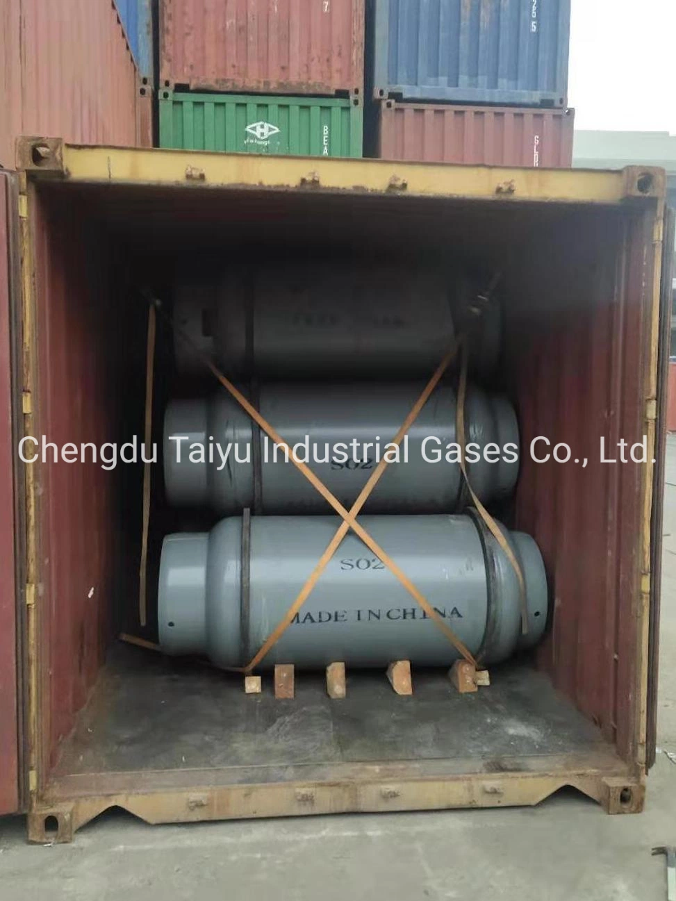 China Supply 99.9% So2 Sulfur Dioxide Gas, 800L Cylinder Reasonable Price