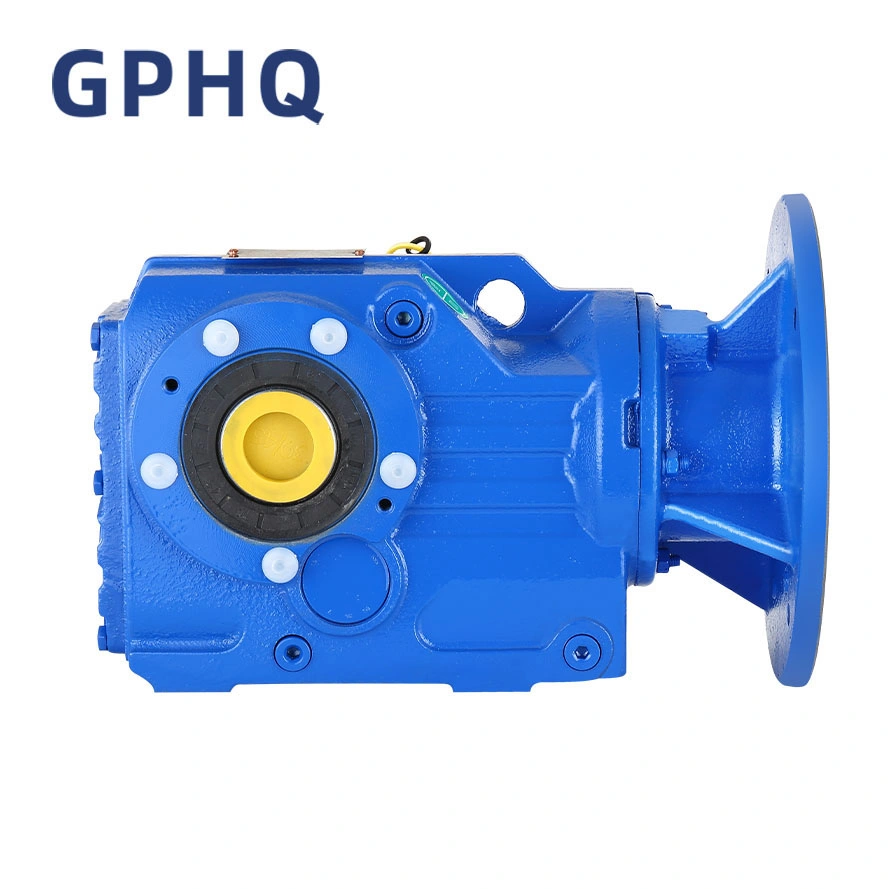 Gphq K Series Right Angle Helical-Bevel Gear Motor Geared Reducer Gearbox for Filters