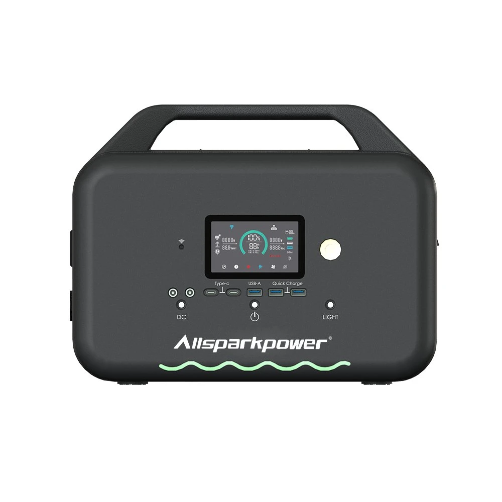 Allsparkpower AC12V CC 24V 1000W de energia portátil para estação de carregamento no exterior