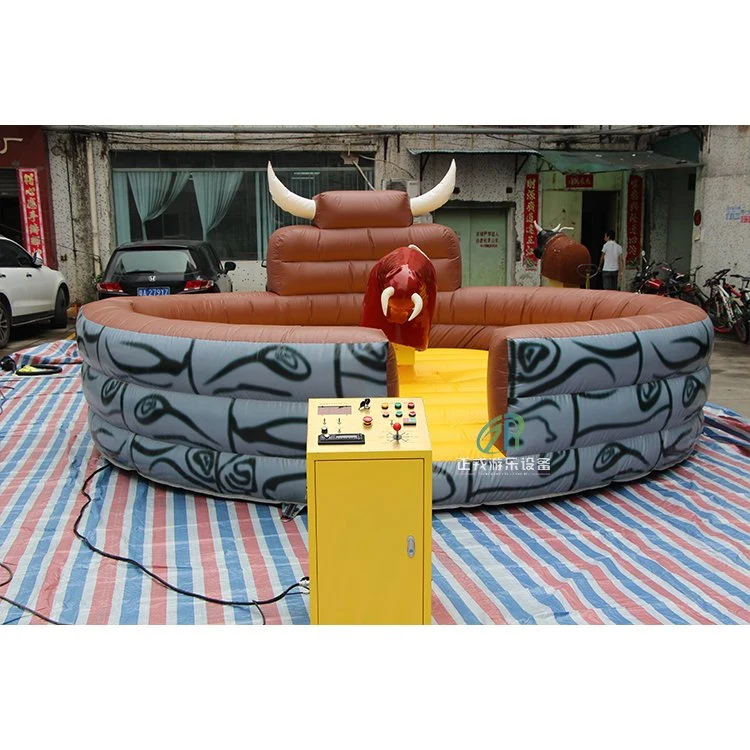 Fun Outdoor Games Inflatable Bullfighting Machine with Arena Mattress