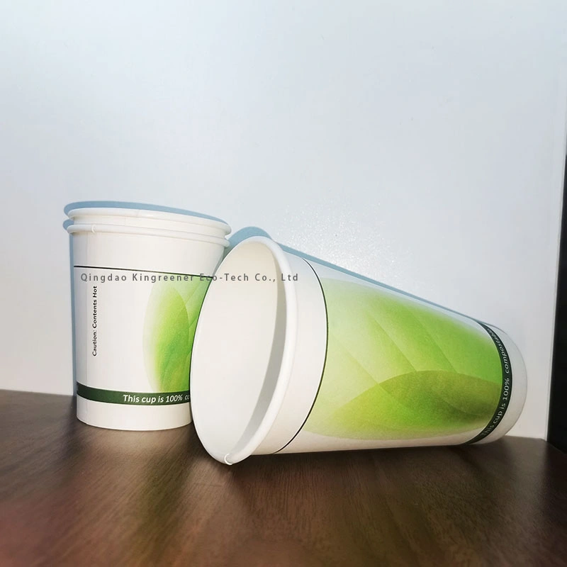 Compostable PLA Coated Paper Cup and Box