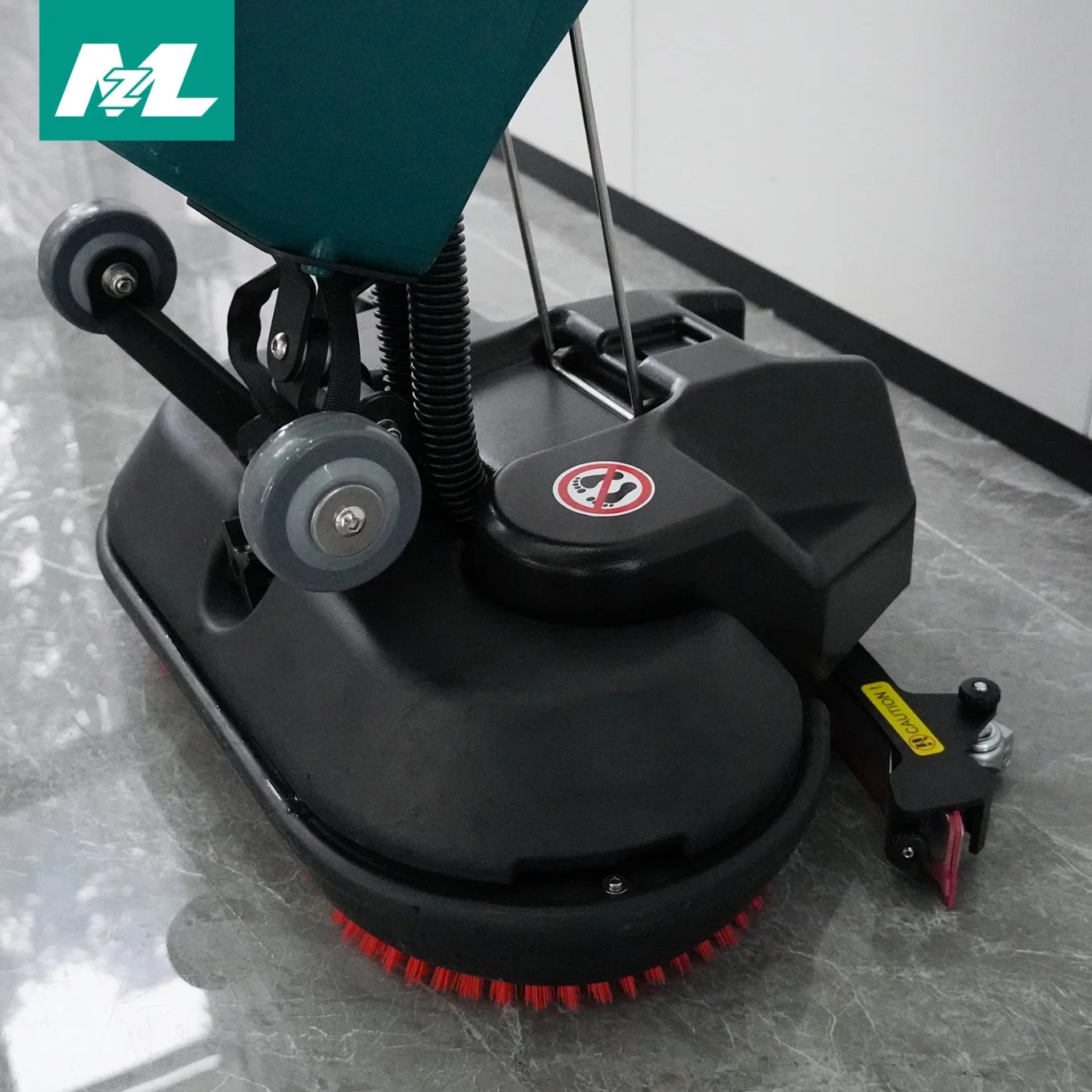 Scrubber de chão de tamanho mini avançado com controlo de painel inteligente