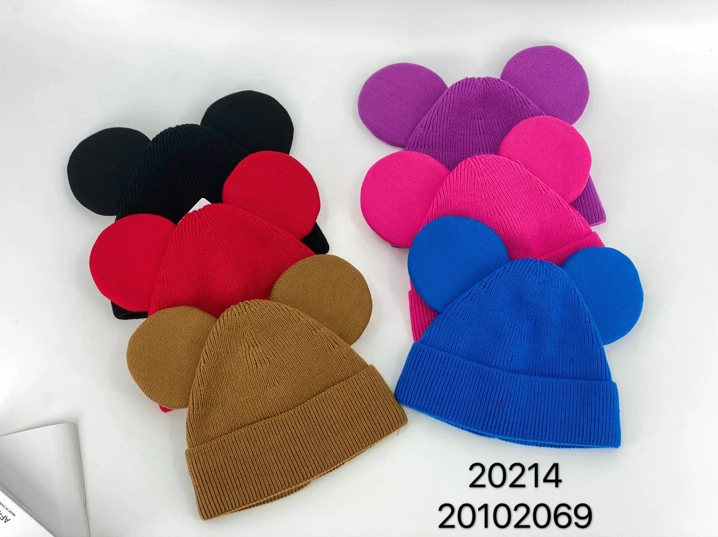 Custom Wholesale Children Kids Cat Ear Beanie Hat