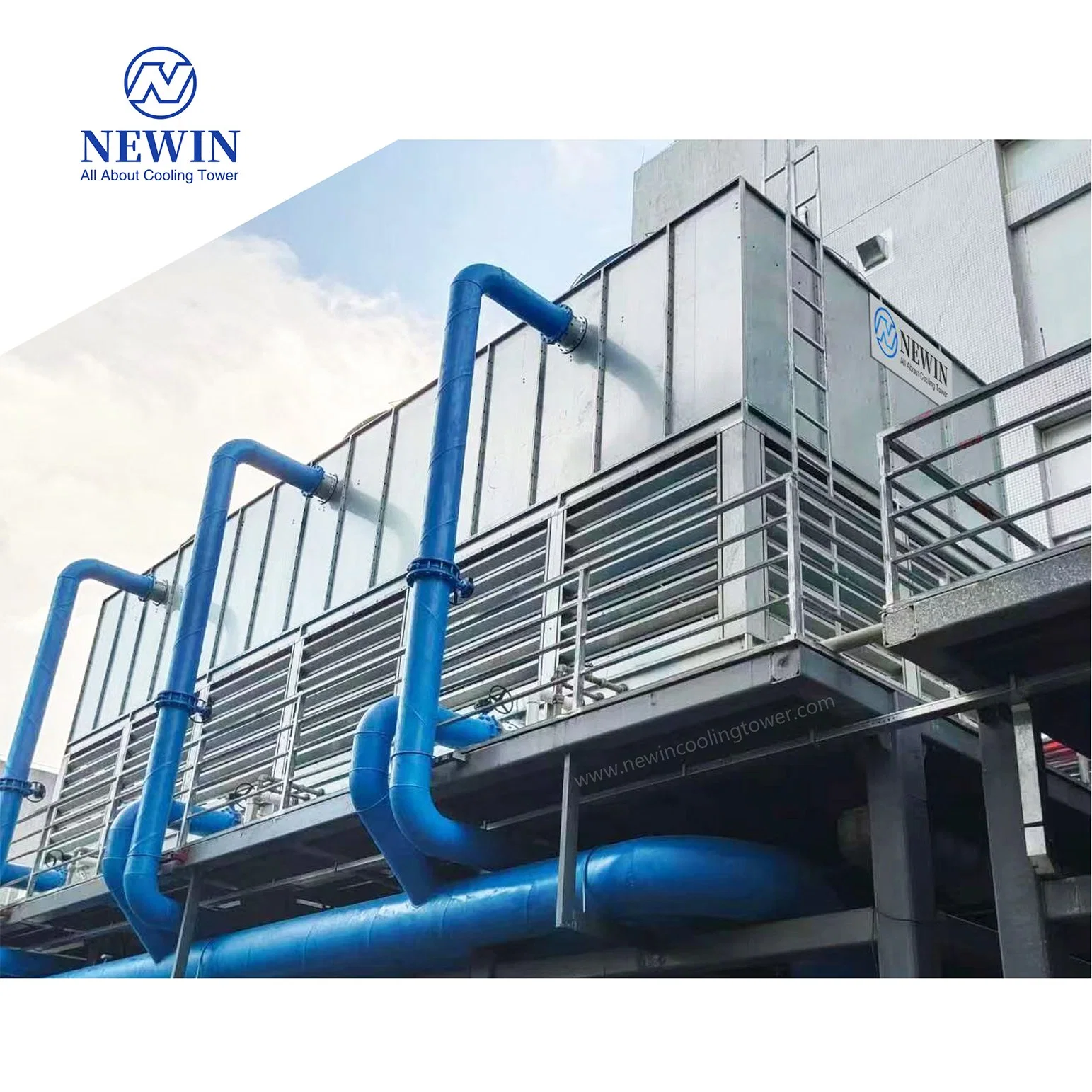 Basic Customization Nts Series Turbine Drive Counter Flow Cooling Tower