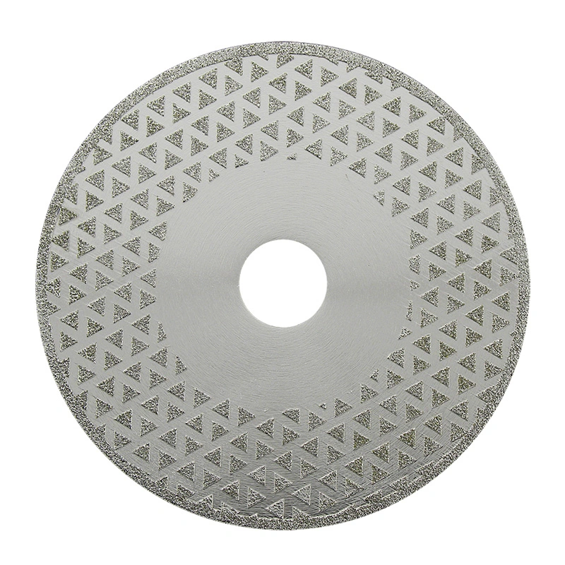 Electroplated Double Side Triangle Shape Diamond Cutting and Grinding Disc/Disk for Stone