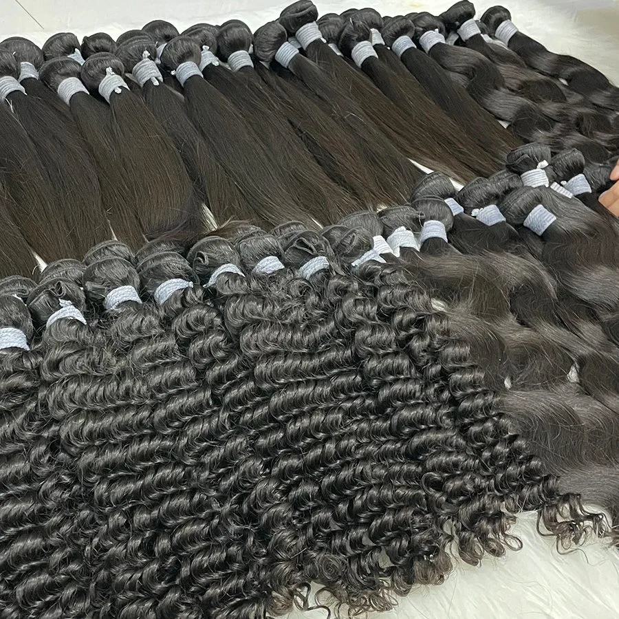 High quality/High cost performance  Sample Bundle European Wigs Remy Human Hair Extension Virgin Camboian Hair Bulk