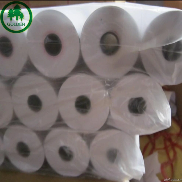 BPA Free Thermal Paper Jumbo Roll Blue Image 45GSM-70GSM Cash Register Paper Roll