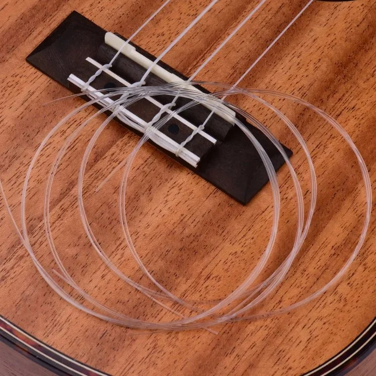 El mejor precio excelente calidad de la marca Alice Bass Guitar Nylon transparente Ukulele cadenas