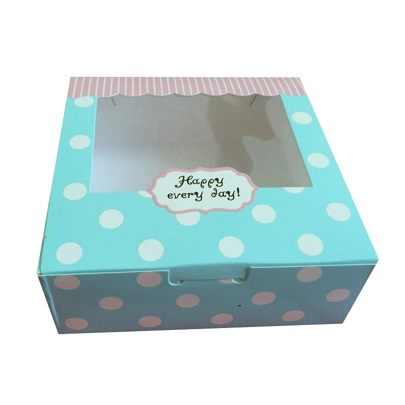 Wholesale/Supplier Custom Logo Gift Packaging Art Paper Box with Clear Window