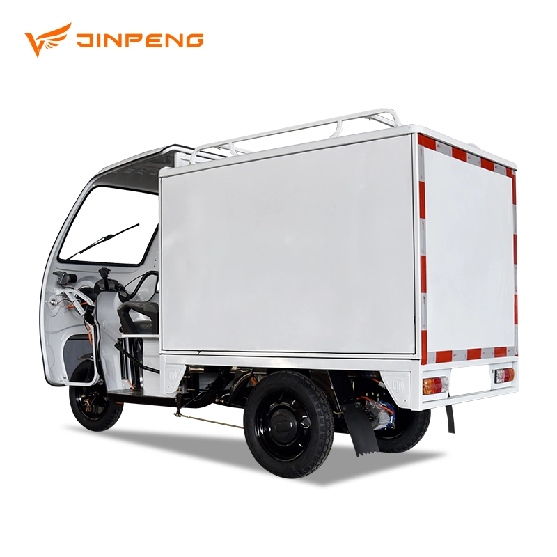 Jinpeng Triciclo eléctrico 1000W Cargador de carga con cargo Box eléctrico Triciclo Express