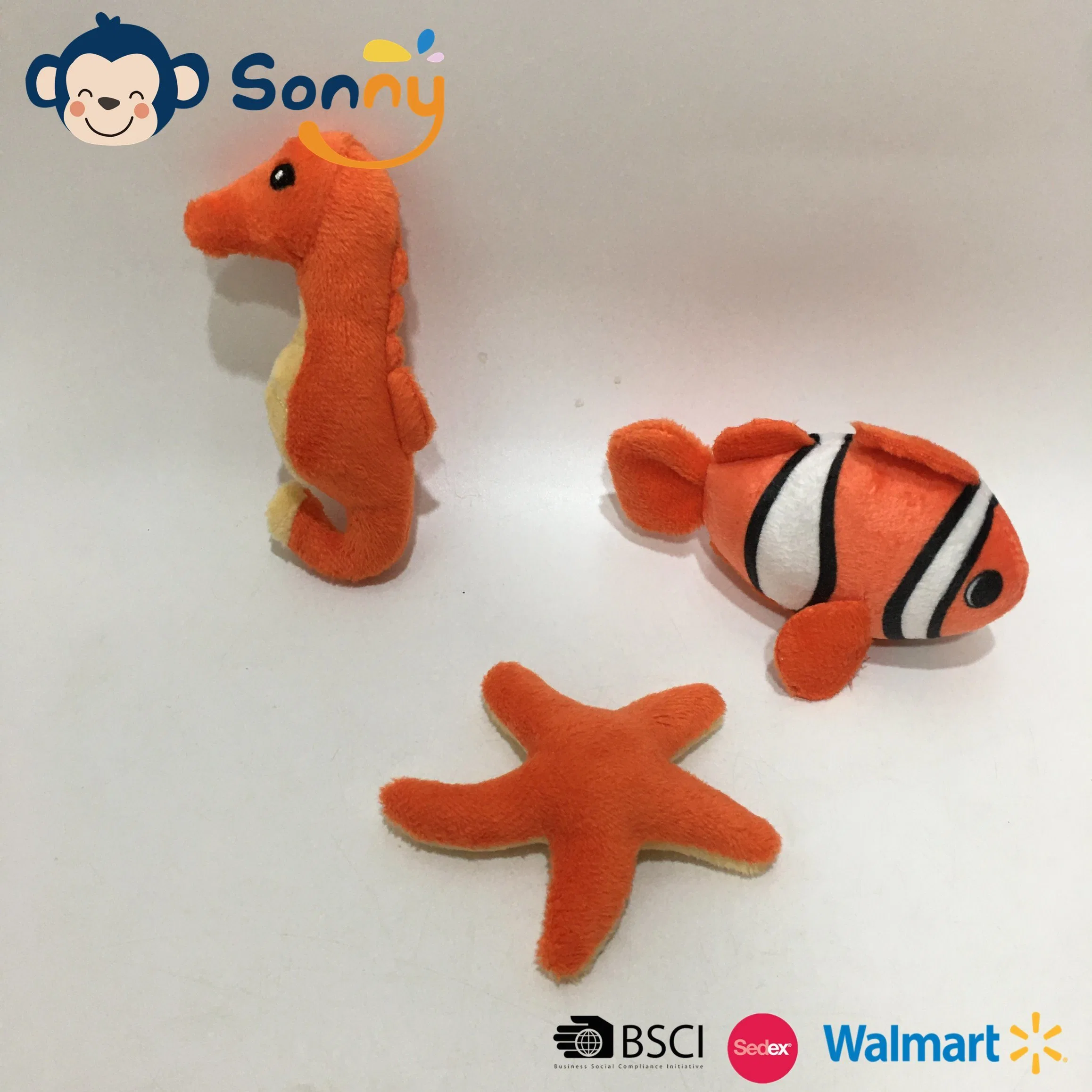 10 Cm Tiny Plush Starfish OEM Eco-Friendly Recycled Material Lifelike Baby Toy for Education for Kids