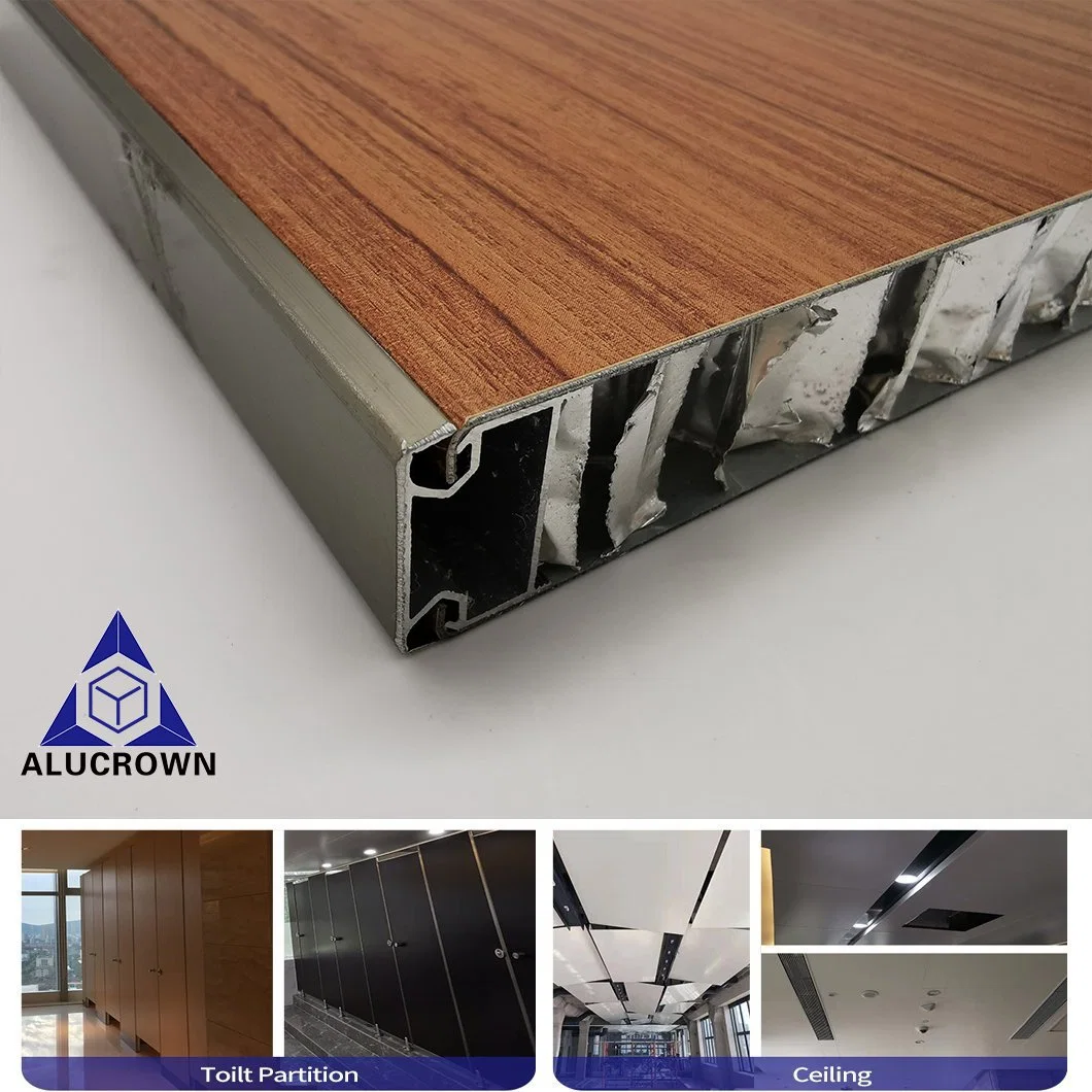 Marine HPL Laminated Aluminum Honeycomb Composite Sandwich Pane