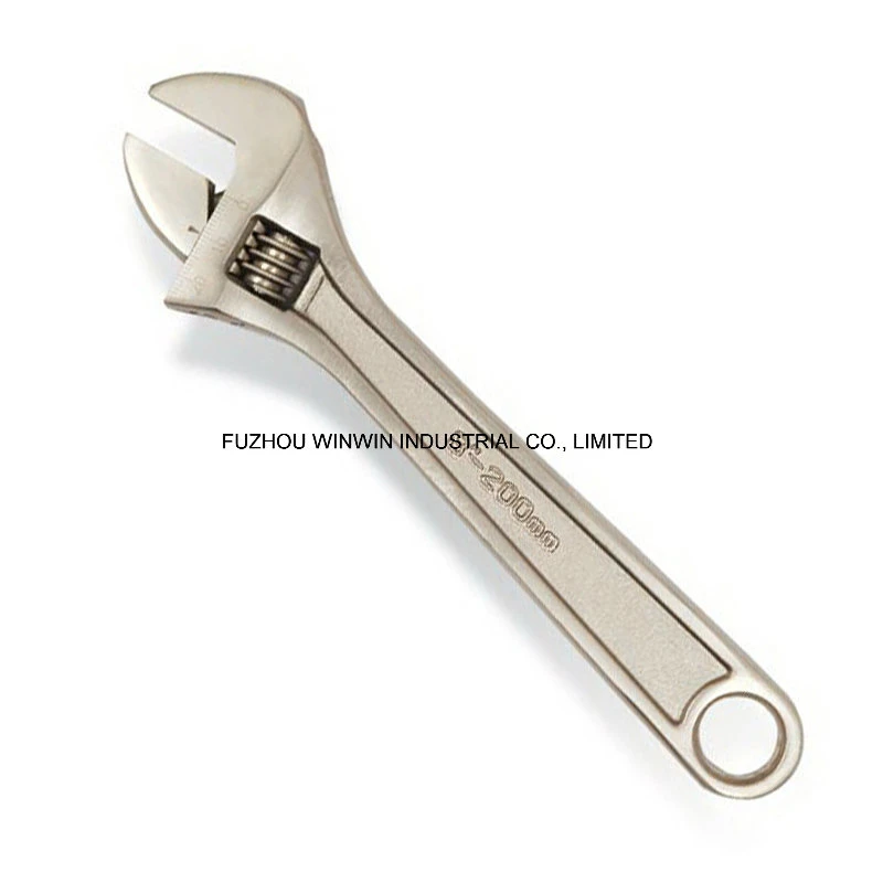 200mm European Style Ni-Fe Alloy Adjustable Wrench (WW-HB05)