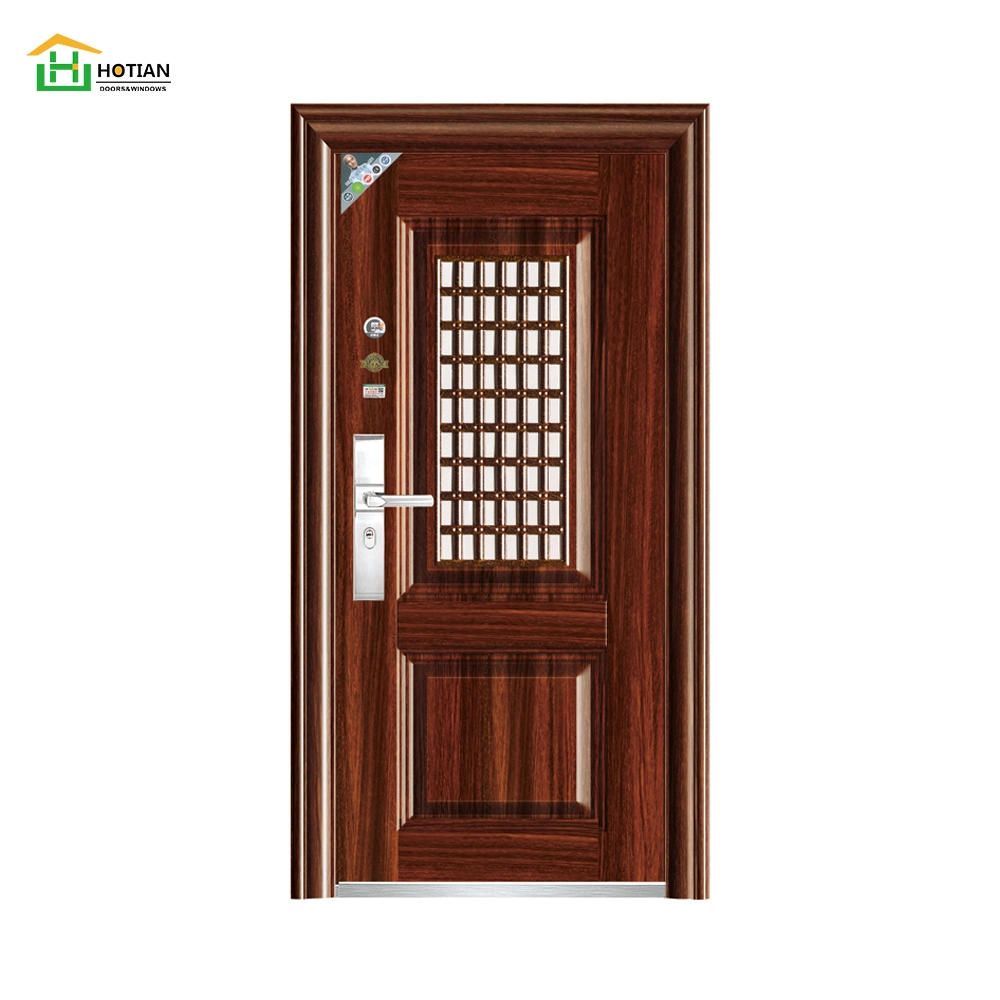 Contemporary High quality/High cost performance  Steel Main Security Home Double Door