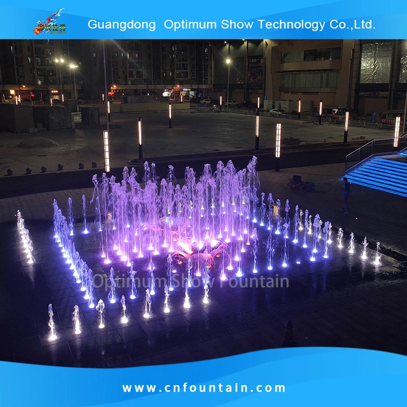 Unterirdischer Boden Musikalische Elektrische Moderne Kunst Foshan Dry Deck Dancing Brunnen