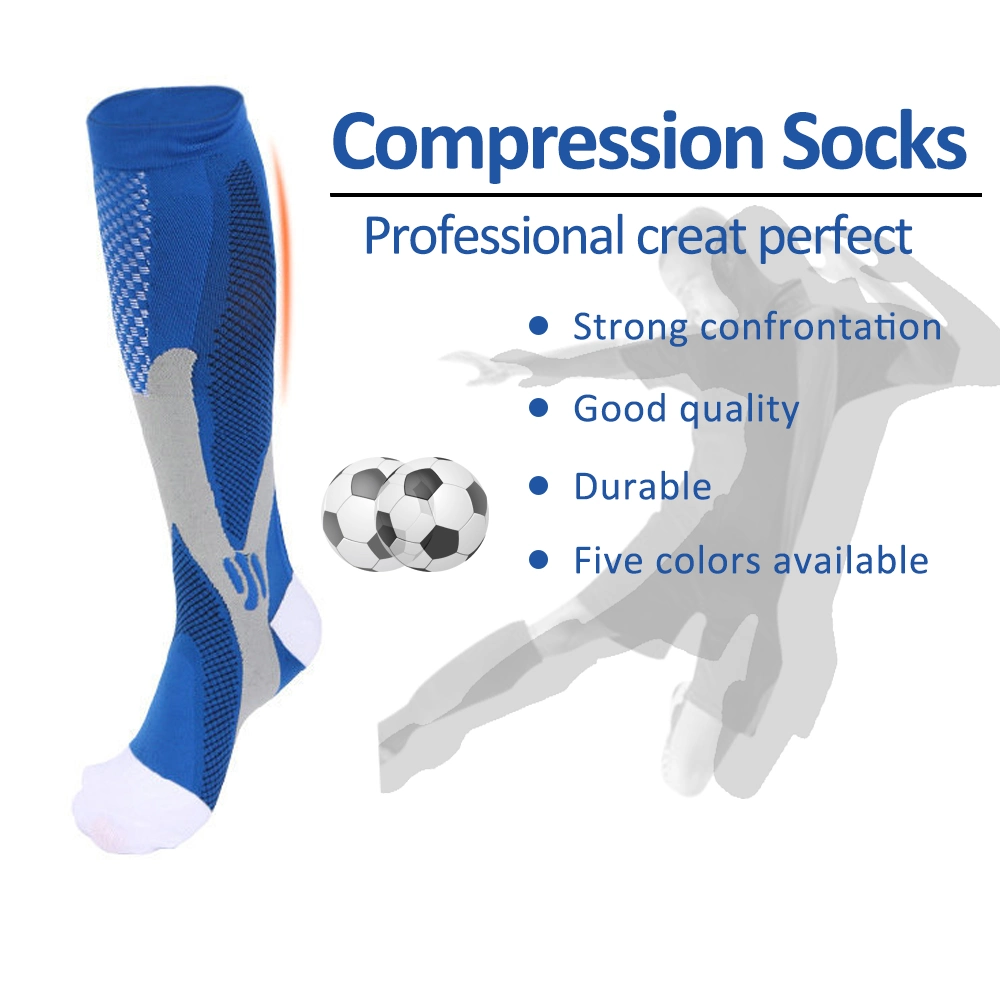 Men Women Sports Running Compression Stockings Socks for Marathon Cycling Football
