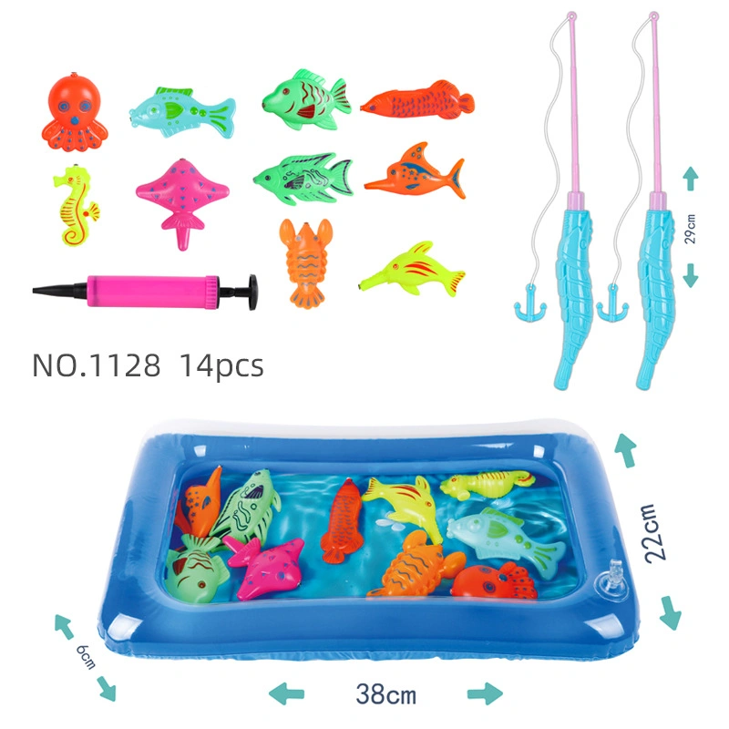 Direct Children's Fishing Toys Baby Magnetic Fishing Rod Fun Splashing Every Family Fishing Parent-Child Interactive Game