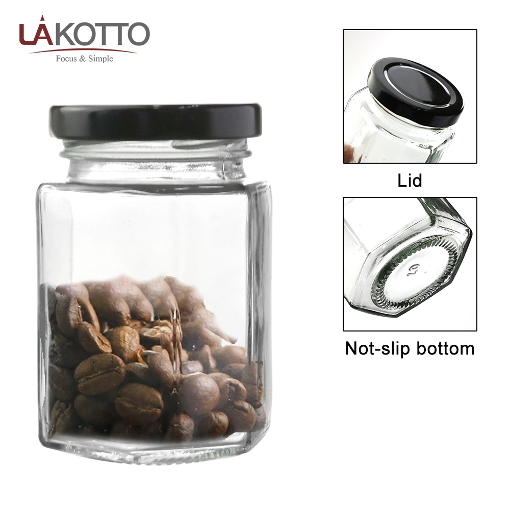 Fashion Customized Logo Acceptable Glass Lakotto Sealed Jar Pot Food Container Storage