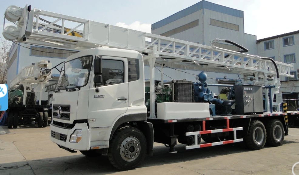 400m Open Air Wheeled Truck off-Road Bore Well Water Tap Drilling Machine