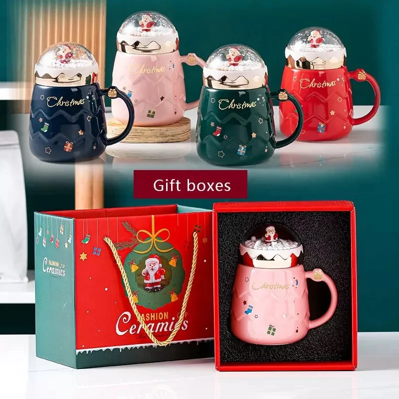 Christmas Coffee Cups Promotional Ceramic Santa Mug, Porcelain Christmas Mug, Christmas Cup Luxury Cups