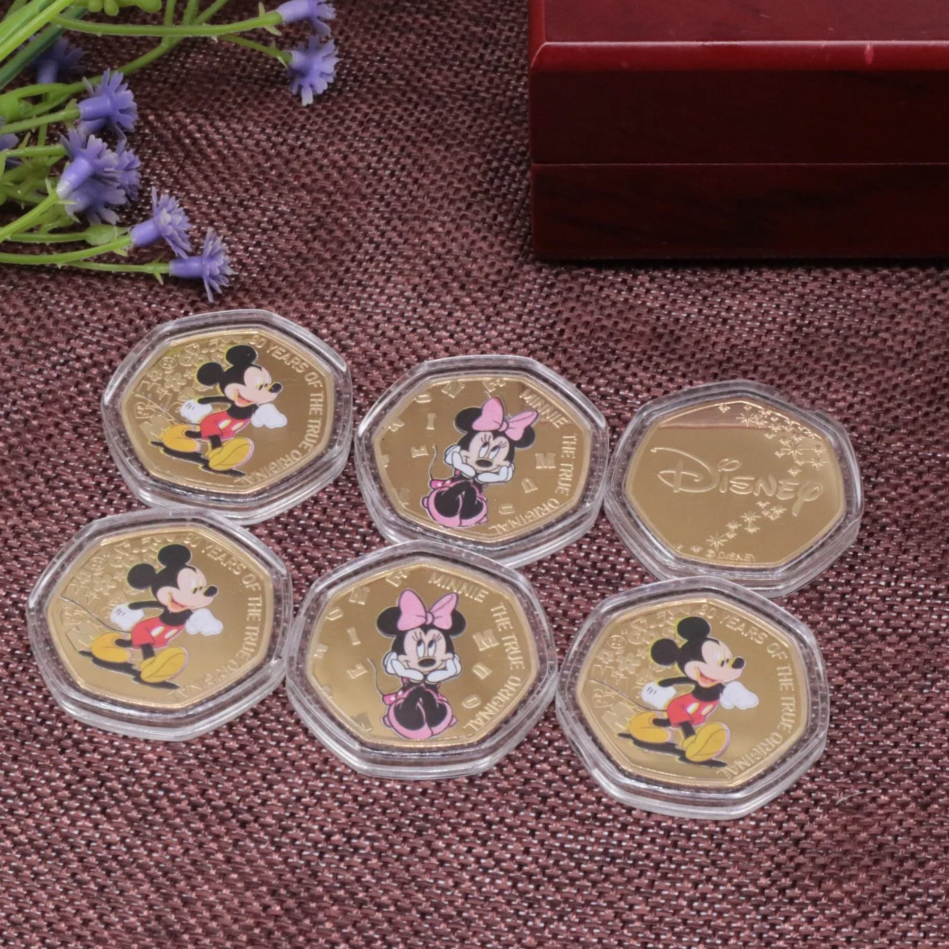 China Manufacture High quality/High cost performance Custom Gold Plated Tungsten Vision Bucky Challenge Souvenir Coin