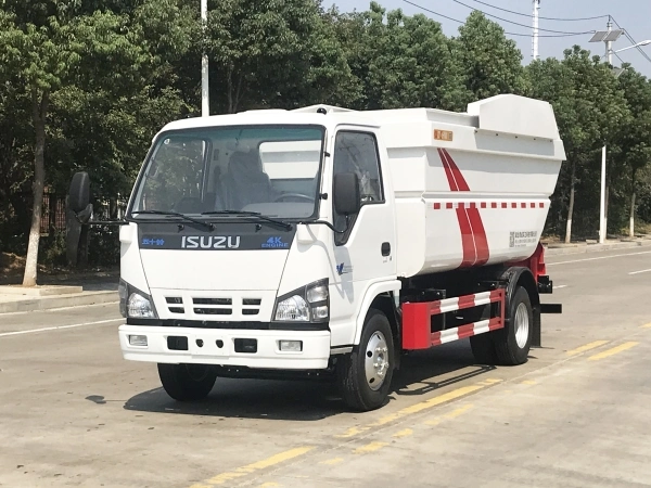 Brand New Isuz-U 5m3 Rear Loading Garbage Compactor Truck Compression Docking Refuse Collector Special Vehicle