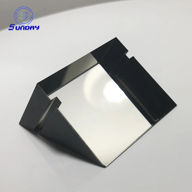 Optical Right Angle Prism with Aluminium on Angular Surface