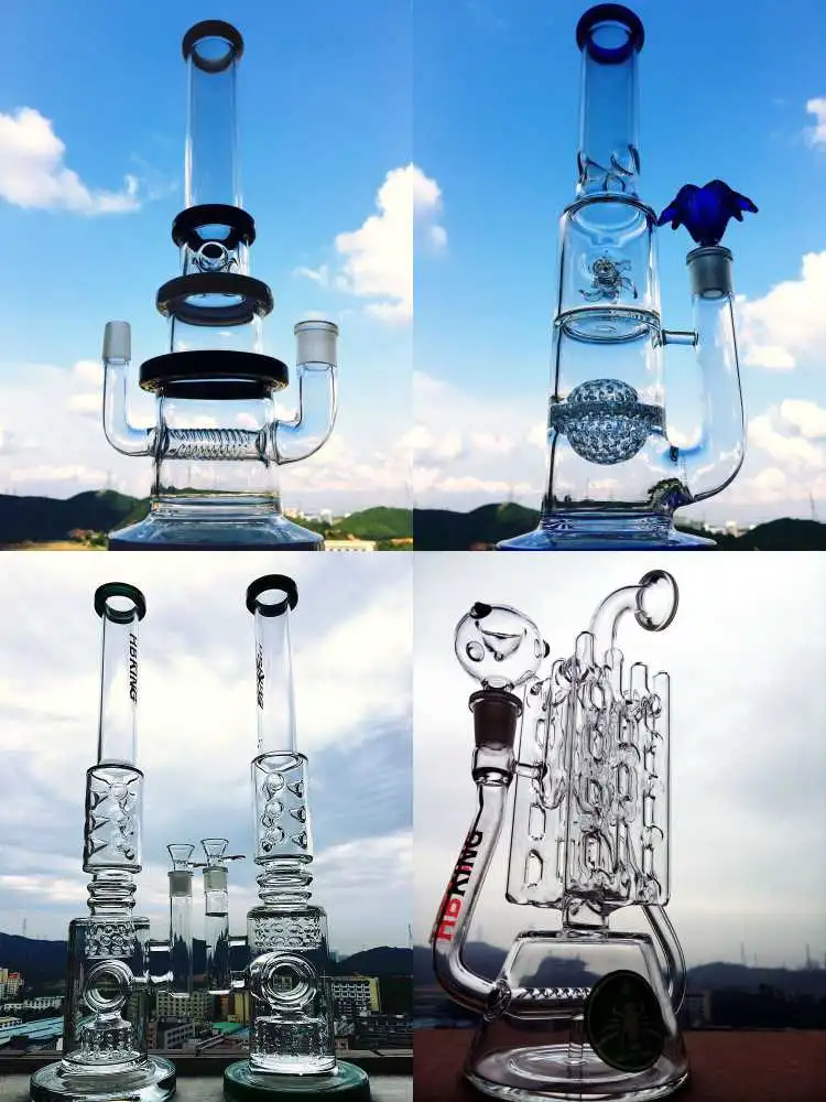 China Manufacturer New Heady DAB Rig Glass Water Pipe, Diamond Glass Wholesale/Supplier Recycler Glass Smoking Pipe