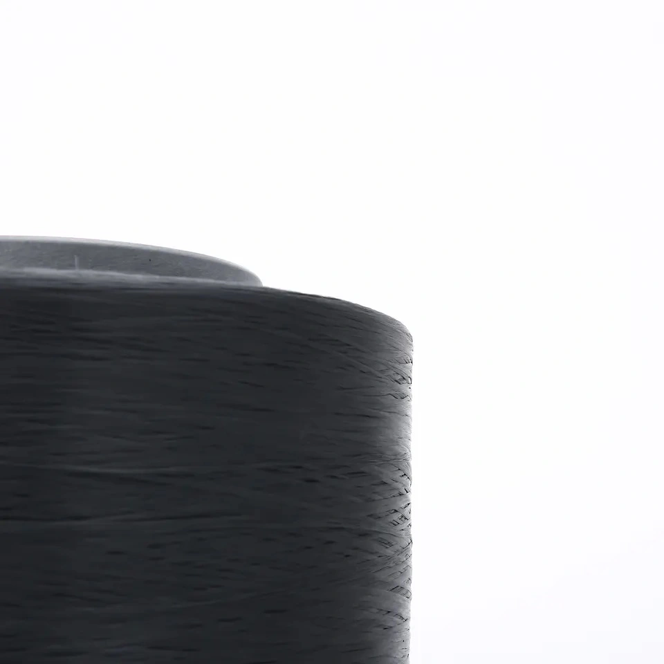 Newest RPET 75D/36f Black FDY Recycle Polyester for Weaving Warp Yarn