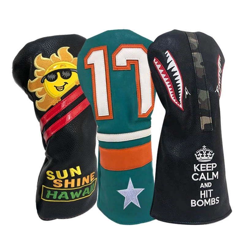 Popular Customized Golf Club Cover with Soft Plush